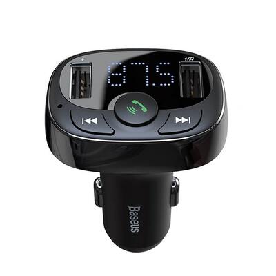 Автомобильное зарядное устройство OS-Baseus T Shaped S-09A Car Bluetooth MP3 Player (Standard Edition)