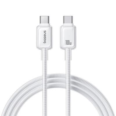 Кабель Baseus Crystal Fast Charging Data Cable USB-C to USB-C 100W