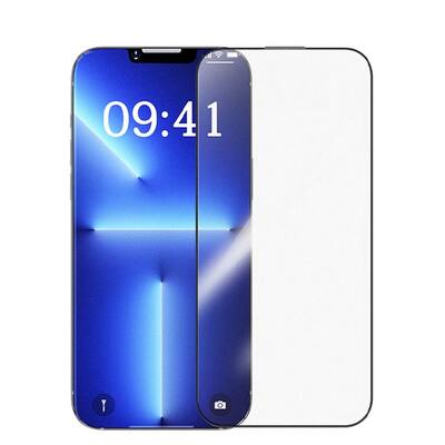 Защитное стекло для iPhone 14/14 Pro Baseus Crystalline Series Anti-Glare Full-Coverage HD Tempered Glass Screen Protector with Built-in Dust Filter
