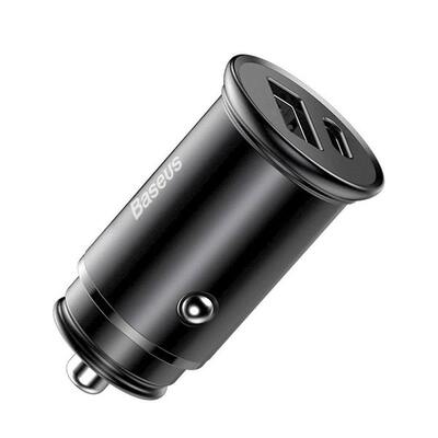 Автомобильное зарядное устройство Baseus Circular metal A+C 30W PPS Car Charger