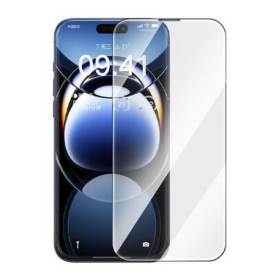 Защитное стекло для iPhone 16 / 16 Pro Baseus Crystal Series Full-Coverage HD Tempered Glass Screen Protector with Built-in Dust Filter