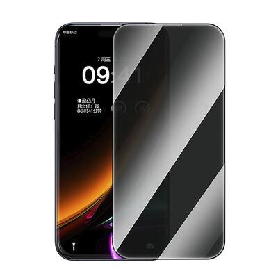 Защитное стекло для iPhone 16 / 16 Pro Baseus Crystalline Series Full-Coverage Privacy Protection Tempered Glass Screen Protector