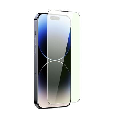 Защитное стекло для iPhone 14/14 Pro Baseus Crystal Series Eye-Protection Tempered Glass Screen Protector (with Dust Filter)