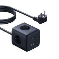 Зарядное устройство OS-Baseus EnerFill FA11 Cube Power Strip 3AC+1U+2C 67W 1.5m EU