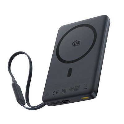 Внешний аккумулятор Baseus PicoGo AM52 Qi2.2 Slim Magnetic 10000mAh 45W