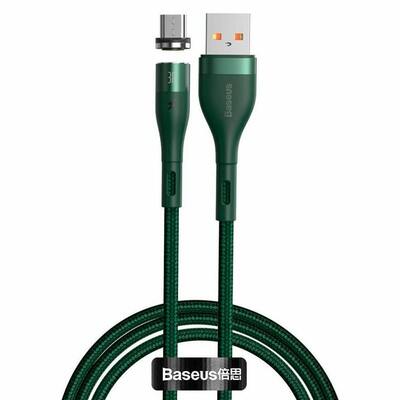 Кабель Baseus Zinc Magnetic Safe Fast Charging Data Cable USB to Micro