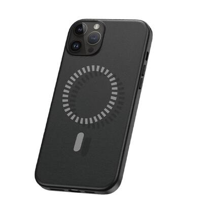 Чехол для iPhone 15 Plus/ 15 Pro Max OS-Baseus Fauxther Series Magnetic Phone Case