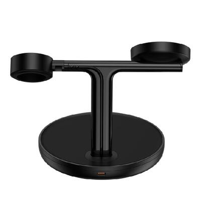 Беспроводное зарядное Baseus Swan 3-in-1 Wireless Magnetic Charging Bracket 20W