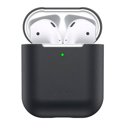 Чехол для наушников AirPods 1/2 с разъемом для зарядки Baseus Ultrathin Series Silica Gel Protector