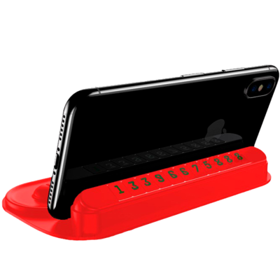 Парковочная карта с держателем для телефона Baseus Horizon Silicone Parking Number Card Bracket