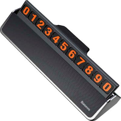 Табличка для номера телефона Baseus hermit Temporary Parking Number Card
