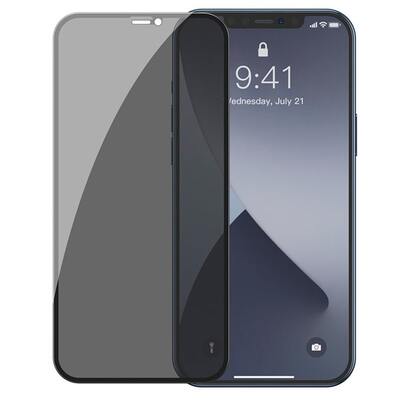 Защитное стекло для iPhone 12 Mini Baseus Full-Screen Curved Anti-peeping Tempered Glass